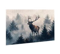 Puzzle de 4000 Piezas,Rompecabezas Adultos,Imposible,Difícil,Desafiante,Juegos de Rompecabezas DIY Toda la Familia,Regalos Mujeres,Regalos Hombres,Pasatiempo Creativo,Tema: Ciervo Bosque 1 K0F-138