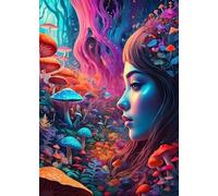 Puzzle de 500 piezas, diseño de hongos