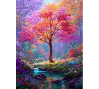 Puzzle de 500 Piezas para Adultos, 52x38cm Río Árboles de otoño Rompecabezas Difícil 500 Piezas Adultos, DIY Entretenimiento Creativo, Puzzle Decorativo y Relajante Regalo