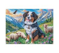 Puzzle De 500 Piezas para Adultos Boyero de Berna Granja de otoño 500 PCS 52×38cm Regalo De Acción De Gracias para Familia Ideal para Tiempo De Reunión Actividad De Grupo Divertida