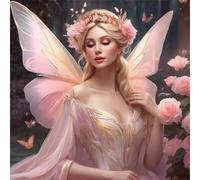 Puzzle De 500 Piezas para Adultos, Hada Rosa Rosa 500 Piezas Rompecabezas Difíciles, Puzzles Adultos Imposibles, Relajante, Entretenimento, Juego de Habilidad Inteligente