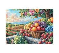Puzzle De 500 Piezas para Adultos Huerto de Cosecha 500 PCS 52×38cm Niños Adolescentes Adultos Actividad Familiar Divertida Tiempo De Fiesta