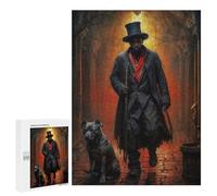 Puzzle de 500 piezas para adultos Papa Legba and His Dog Puzzle para adultos Juguetes Decoración de pared para cumpleaños Navidad 500 piezas