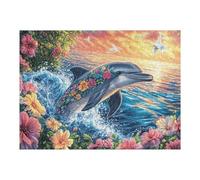 Puzzle De 500 Piezas para Adultos Peonía Entre Flores 500 PCS 52×38cm Regalo De Acción De Gracias para Familia Ideal para Tiempo De Reunión Actividad De Grupo Divertida