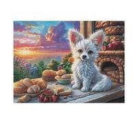 Puzzle De 500 Piezas para Adultos Peonía Entre Flores 500 PCS 52×38cm Regalo del Día del Padre para Papá Alivio del Estrés Puzzle Desafiante Relajación Diaria