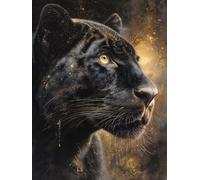 Puzzle de 5000 para Adultos, Leopardo Negro, Clásicos YHPGL7-309 | Puzzle Alta Dificultad y Desafiante, Juego de Habilidad para Toda la Familia, Entretenimiento Juego Educativo, Regalo
