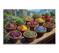 Puzzle de 5000 Piezas para Adultos, Condimento Puzzle 5000 Piezas, Vistoso Rompecabezas Adultos con Caja, Medidas: 156x105 cm, Rompecabezas Madera para Toda la Familia, Decoration, Regalo Mujer, -2889