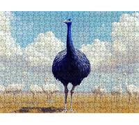 Puzzle de 5000 Piezas para Adultos, Puzzle de Madera, Rompecabezas de Gran Detalle y Colores Vibrantes - Un Desafío Divertido para Toda la Familia,Decor Hogar, 156.5 x 105.5 cm avestruz pradera w0-864