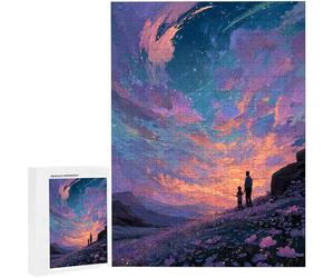 Puzzle de 5000 Piezas Puzzle Adultos 156 x 105cm Juego Educativo Regalos Rompecabezas para Adultos y niños a Partir de 14 Años, Regalo Creativo para la Relajación Caer Flor PjY7955 5-5