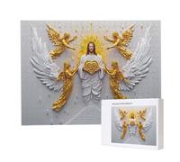 Puzzle de 5000 Piezas Puzzle Adultos 156x105cm Juego Educativo Regalos Rompecabezas para Adultos y niños a Partir de 14 Años, Regalo Creativo para la Relajación - (El ángel de Jesús) t-911