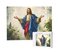 Puzzle de 5000 Piezas Puzzle Adultos 156x105cm Juego Educativo Regalos Rompecabezas para Adultos y niños a Partir de 14 Años, Regalo Creativo para la Relajación - (Paisaje de Jesús) t-905