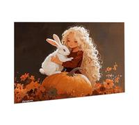 Puzzle de 5000 Piezas, Rompecabezas para Adultos, Imposible, Difícil, Desafiante, Juegos de Rompecabezas DIY Toda la Familia, Regalos para Mujeres, Hombres, Pasatiempo Creativo,Niña Conejo fr0-636