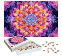 Puzzle de 6000 Piezas para Adultos, Mandala Puzzle 6000 Piezas, Flor Rompecabezas Adultos con Caja, Medidas: 179x105 cm, Rompecabezas Madera para Toda la Familia, Decoration, Regalo Mujer H-3864