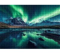 Puzzle de 6000 Piezas para Adultos, Puzzle de Madera, Rompecabezas de Gran Detalle y Colores Vibrantes - Un Desafío Divertido para Toda la Familia, Decor Hogar, 179.5 x 105.5 cm Aurora Noruega w0-343