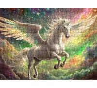 Puzzle de 6000 Piezas para Adultos, Puzzle de Madera, Rompecabezas de Gran Detalle y Colores Vibrantes - Un Desafío Divertido para Toda la Familia, Decor, 179.5 x 105.5 cm sueño Unicornio-2 w0-587