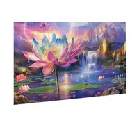 Puzzle de 6000 Piezas,Rompecabezas Adultos,Imposible,Difícil,Desafiante,Juegos de Rompecabezas DIY Toda la Familia,Regalos Mujeres,Regalos Hombres,Pasatiempo Creativo,Tema: Lotus Cascada K0F-7