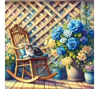 Puzzle de 70 Piezas para Adultos y Niños, Gato con Maceta 70 Piezas Rompecabezas Adultos, DIY Entretenimiento Creativo, Divertido, Juego de Habilidad para Toda La Familia