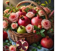 Puzzle de 70 Piezas para Adultos y Niños, Rosa de Granada 70 Piezas Rompecabezas Adultos, DIY Entretenimiento Creativo, Divertido, Juego de Habilidad para Toda La Familia