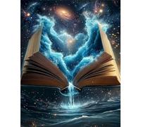 Puzzle de 90 Piezas para Adultos Libro del Cielo Cósmico, un Rompecabezas Desafiante y Difícil, Juego Educativo y Estimulante, Puzzles Divertido para Toda la Familia