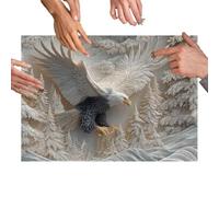 Puzzle De Águila Tallada 1000 Piezas Puzle Y