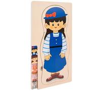Puzzle de anatomía, cuerpo humano para niños, anatomía para niños - rompecabezas educativos interactivos detallados para la educación en casa, guardería, aula, estudio de laboratorio, juego doctoral