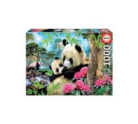 Educa - Puzzle de 1000 Piezas para Adultos | Osos Panda. Incluye Pegamento Fix Puzzle. A Partir de 14 años (17995)