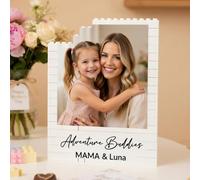 Puzzle de Bloques Personalizado Regalo Día de la Madre Regalos Personalizados para Mama Mujer Hombre Madres Bloques de Construcción con Foto & Texto Dia de la Madre Regalos Originales