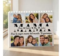 Puzzle de Bloques Personalizado Regalo Día de la Madre Regalos Personalizados para Mama Mujer Hombre Madres Bloques de Construcción con Foto & Texto Dia de la Madre Regalos Originales