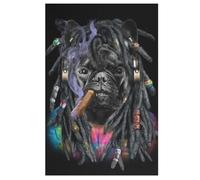 Puzzle de Bulldog Francés para adultos, 1000 piezas, tablero reciclado de alta calidad, para aprender, juguetes educativos, juegos familiares, puzzle de madera para niños (78 x 53 cm)