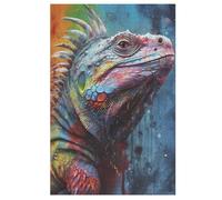 Puzzle de camaleón, 1000 piezas, puzle de madera para adultos y niños, juguete divertido, juego educativo, 78 x 53 cm