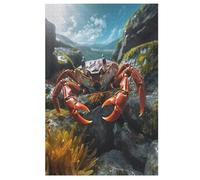 Puzzle de cangrejo de 1000 piezas para adultos, rompecabezas imposible, juego de habilidad para toda la familia, puzzle de madera para niños (78 x 53 cm)