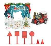 Puzzle De Carreras Juego De Pista De Coches Para Niños | Juguetes De Coches Para Navidad | Juego De Tren Para Pequeños | Para Sala Dormitorio Actividad Familiar Fiesta Jardín De Infancia Preescolar Es