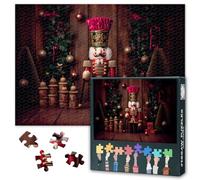 Puzzle de cascanueces para adultos, 1000 piezas, diseño de cascanueces de Navidad, 50 x 70 cm