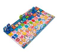 Puzzle De Clavijas - Madera 45x22x6cm | Tablero Perforado A Juego | Tablero De Clasificación | Juguete Educativo para Niños Y Niños Pequeños, Reconocimiento De Formas, Coordinación -Mano, Aprendiza