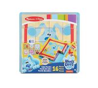 Melissa & Doug Blue's Clues & You! Cubo Rompecabezas de Madera (16 Piezas)