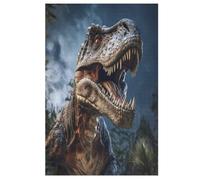 Puzzle de dinosaurios de 1000 piezas para adultos, puzles desafiantes - presión reducida difícil rompecabezas de madera para niños 12+ (78 x 53 cm)