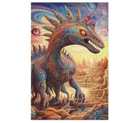 Puzzle de dinosaurios para adultos, 1000 piezas, para niños, puzzles de madera, juguetes educativos, (78 x 53 cm)