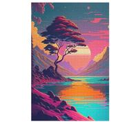 Puzzle de escena retro viva para adultos, 1000 piezas, rompecabezas de madera, rompecabezas para niños, juego de descompresión, puzzle de juguete (78 x 53 cm)