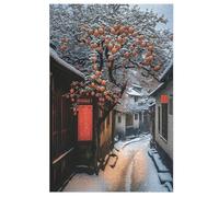 Puzzle de estilo japonés para adultos, 1000 piezas, tablero reciclado de alta calidad, para aprender, juguetes educativos, juegos familiares, puzzle de madera para niños (78 x 53 cm)