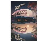 Puzzle de estilo japonés para adultos, 1000 piezas, tablero reciclado de alta calidad, para aprender, juguetes educativos, juegos familiares, puzzle de madera para niños (78 x 53 cm)