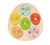 Puzzle de Formas - Juego de Tablero de Madera para Motricidad Fina y Correspondencia,Juguete Didáctico para Aprender Las Formas,para Niños y Niñas, para Viajes en Coche, Escuela,