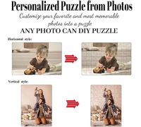 Puzzle de Foto Personalizado para Amor y Familia - Recuerdo Inolvidable para Mascotas, Aniversario y San Valentín - Puzzle Personalizado con Tus Mejores Fotos, 3000 Piezas j-257