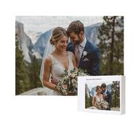 Puzzle de Foto Personalizado para Amor y Familia - Recuerdo Inolvidable para Mascotas, Aniversario y San Valentín - Puzzle Personalizado con Tus Mejores Fotos, 1500 Piezas j-101