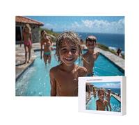 Puzzle de Foto Personalizado para Amor y Familia - Recuerdo Inolvidable para Mascotas, Aniversario y San Valentín - Puzzle Personalizado con Tus Mejores Fotos, 3000 Piezas j-139