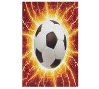 Puzzle de fútbol para niños 1000 unidades, rompecabezas de madera, kit de bricolaje, relajación, juegos para adolescentes y adultos (78 x 53 cm)