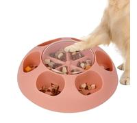 Puzzle de golosinas para perros, alimentador lento, juguete de alimentación para perros, juguete interactivo para comer lentamente a los perros, juguete de enriquecimiento de estimulación mental