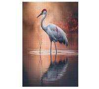 Puzzle de grúa de animales, puzle de madera de 1000 piezas, adecuado para adultos y niños a partir de 12 años, gran regalo (78 x 53 cm)