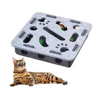 Puzzle de Juguete para Gatos | Juguete Interactivo para Gatos - Circuito de Bolas con Laberinto para pequeñas Razas y de Interior para Luchar contra el aburrimiento y Hacer Ejercicio