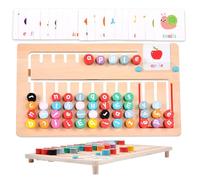 Puzzle de letras de madera, juego de mesa con alfabeto, juguete de ortografía de 26 piezas con color, kit de aprendizaje 'alfabetización, actividades preescolares co
