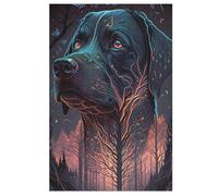 Puzzle de madera, 1000 piezas, bonito perro, adultos y niños, lo mejor para la colección de juegos familiares (78 x 53 cm)